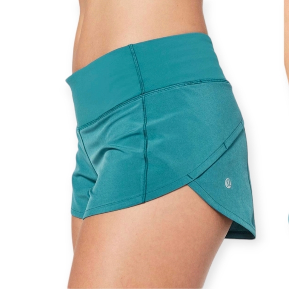Pants - LULULEMON blue aqua teal shorts
